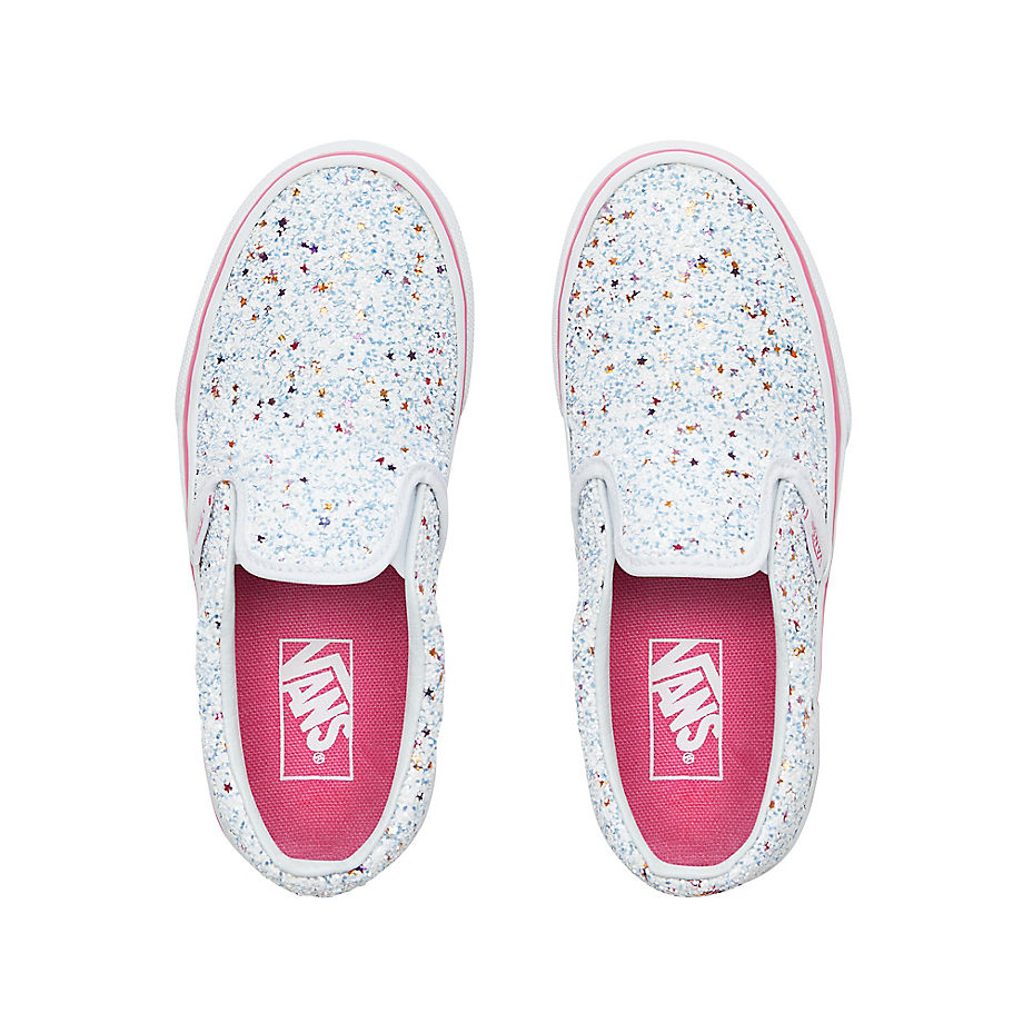 Vans glitter stars slip on discount
